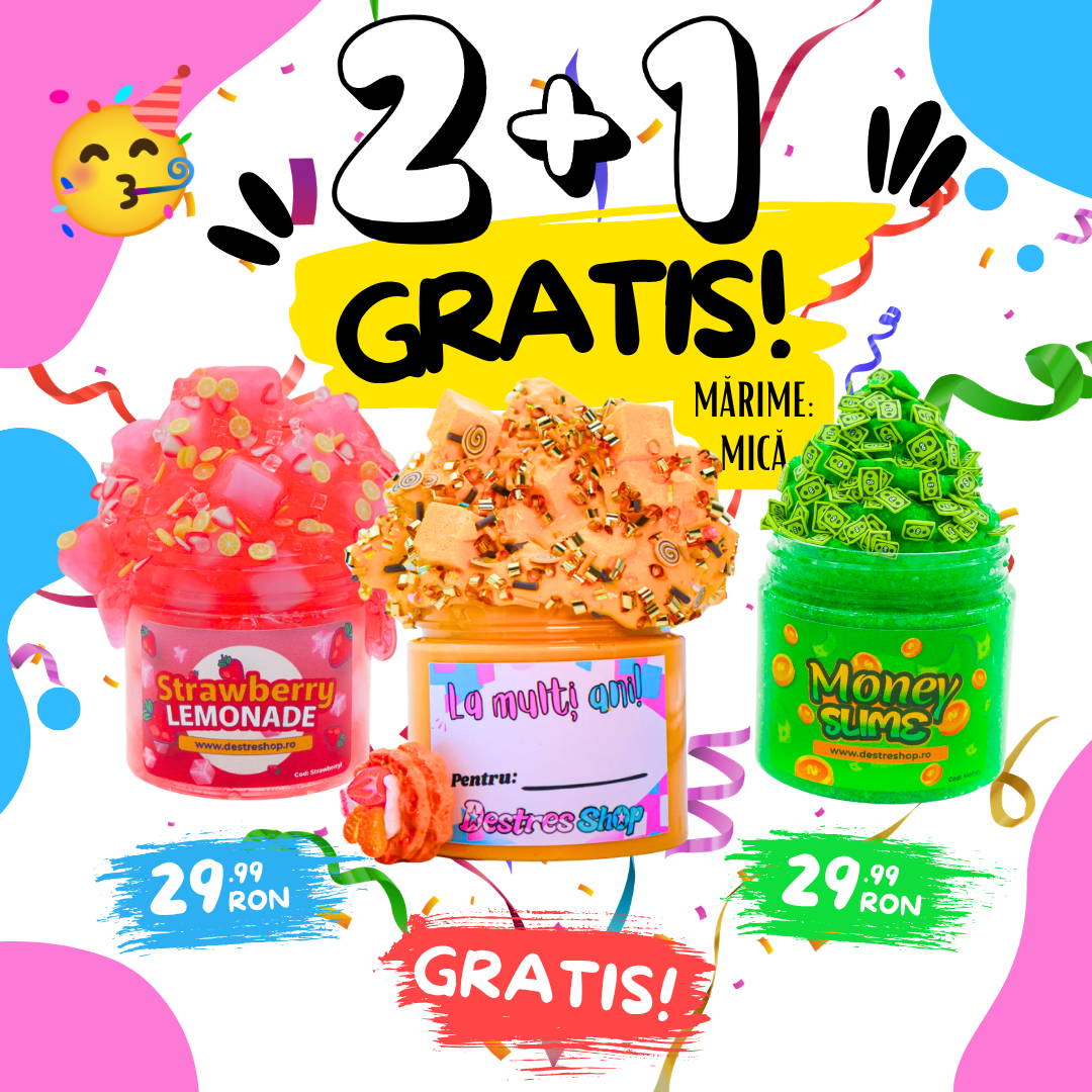 2+1 GRATIS — SLIMES ANIVERSARE MICI