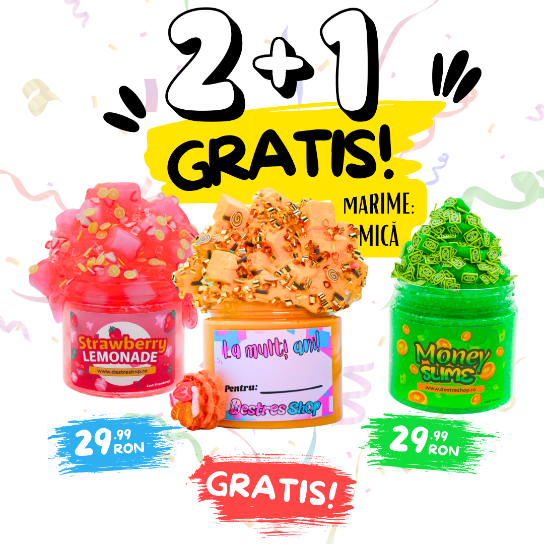 2+1 GRATIS — SLIMES ANIVERSARE MICI