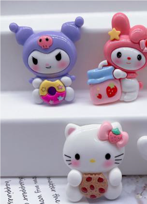Set Charms - Hello Kitty, My Melody, Kuromi