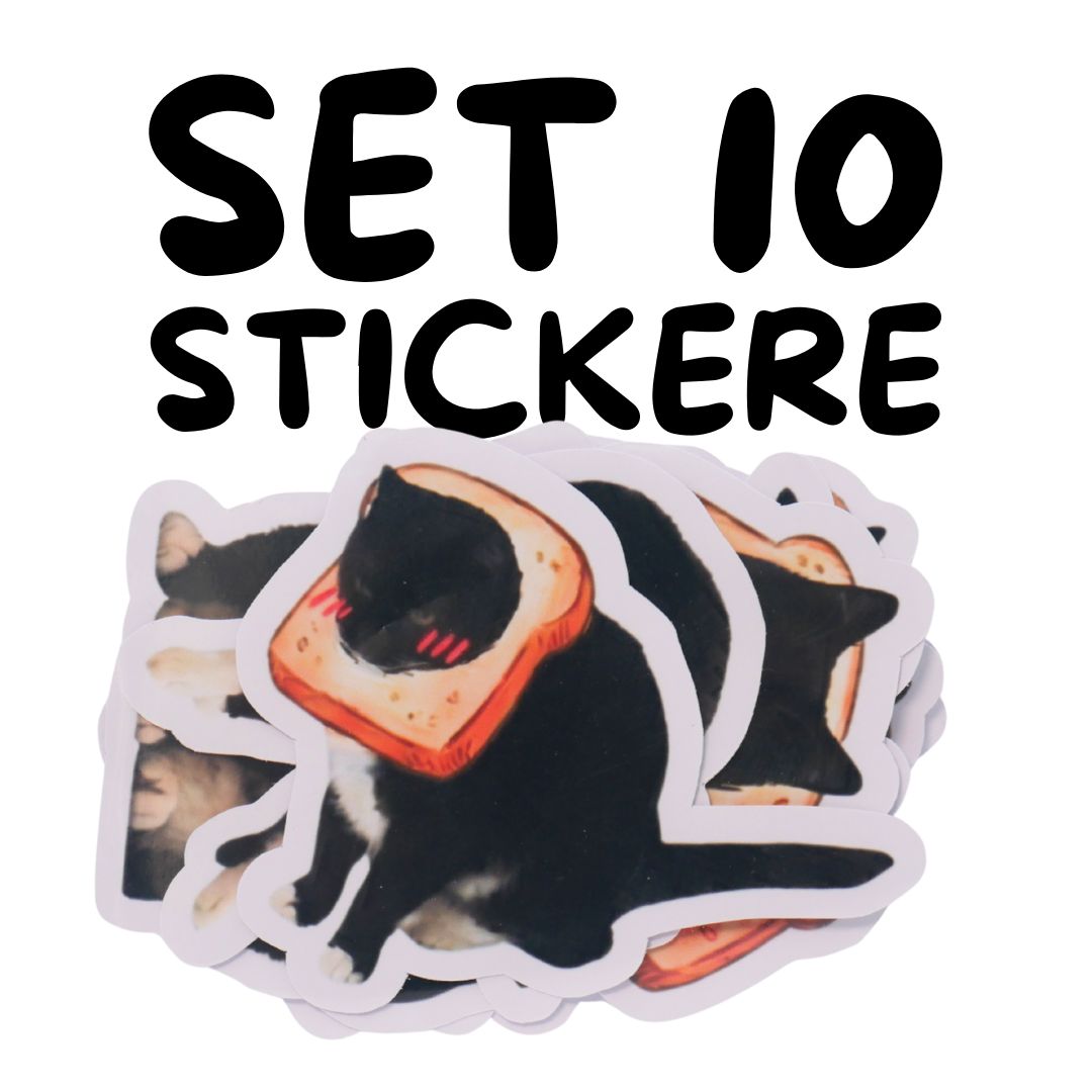 Set 10 Stickere Pussynella/PISICA