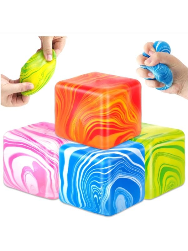 Cub Needoh - Antistress squishy 5 cm, jucarie elastica soft, cub moale relaxare- MODEL ALEEATOR