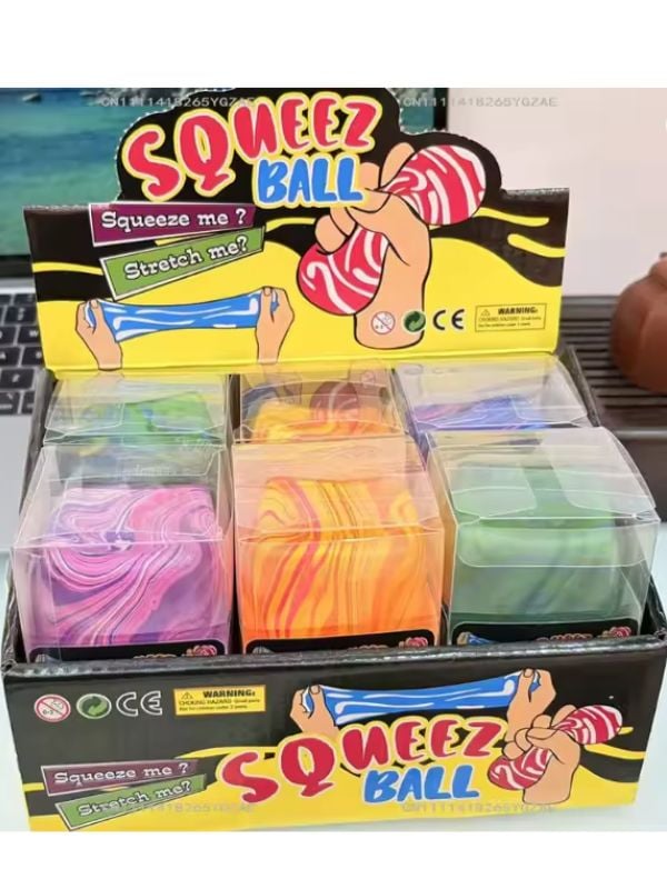 Cub Needoh - Antistress squishy 5 cm, jucarie elastica soft, cub moale relaxare- MODEL ALEEATOR
